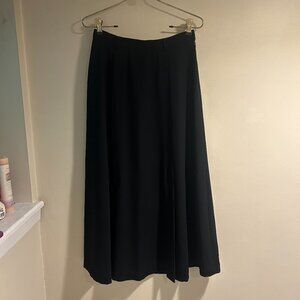 Vintage 90s Black Liz Claiborne Maxi Skirt